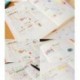45 db / doboz DIY Naptár Scrapbook Album napló Könyv Decor papír tervező matrica kézműves JP