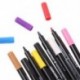 fehér 8Colors Permanent Fabric Paint Marker póló toll ruházat cipőkhez DIY Graffiti