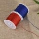 Piros Nylon Cord Thread 0.8mm kínai csomó Macrame Rattail karkötő fonott string 45M