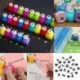 * 8 Szív Aranyos Scrapbook lyukasztó kör lyuk vágó nyomtatás DIY papír lyuk lyukasztó alakú