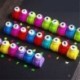 * 24 Lány Aranyos Scrapbook lyukasztó kör lyuk vágó nyomtatás DIY papír lyuk lyukasztó alakú