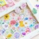 A7 45PCS DIY Scrapbooking Virág matricák Dekorációs papíráru ellátási napló