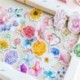 A7 45PCS DIY Scrapbooking Virág matricák Dekorációs papíráru ellátási napló