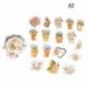 A7 45PCS DIY Scrapbooking Virág matricák Dekorációs papíráru ellátási napló