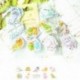 70 db Mini papír matrica címke napló dekorációs matrica album Scrapbooking DIY