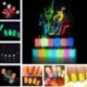 Sárga 10g fény a sötét fényes por fluoreszcens fényes pigment graffiti DIY