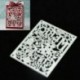 * 19 Virág (136 * 56 mm) 3D-s fém DIY vágószerszámok Stencil Scrapbook Album papírkártya Dombornyomás Craft