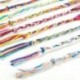 10x barátság kézzel készített karkötő szövött kötél Boho húr hippi hímzés ékszerek