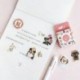 45db DIY aranyos kutya papír címke matrica dekoráció fotó ablum napló Scrapbooking