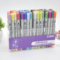 1db Dual Tip kefe markerek Pens Art festék kiemelő az iskolai rajz vázlathoz