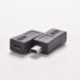 Fekete mikro USB-női Mini USB-es férfi töltő átalakító adapter adapter