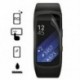 Samsung Gear Fit2 intelligens karkötő zenekar csuklópánt TPU képernyővédő fólia
