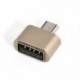 Arany 1PCS Micro USB 2.0 női USB-hez 3.1 C típusú férfi átalakító USB-C OTG adapter