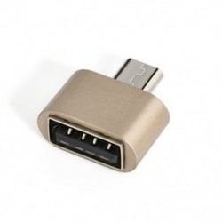 Arany 1PCS Micro USB 2.0 női USB-hez 3.1 C típusú férfi átalakító USB-C OTG adapter