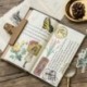 *B 60db Vintage Autó Növényi Matricák Kawaii Irodaszer DIY Scrapbooking Matrica készlet