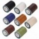 fehér Waxed Thread 0.8mm 90m poliészter kábel varrás varrással bőr kézműves karkötő