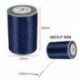 fehér Waxed Thread 0.8mm 90m poliészter kábel varrás varrással bőr kézműves karkötő