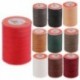 Kávé Waxed Thread 0.8mm 90m poliészter kábel varrás varrással bőr kézműves karkötő