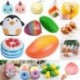 1PCS fehér elefánt Soft Squishy Slow Rising Charm Squeeze Kid Toys stresszcsökkentő szórakoztató játékgyűjtemény