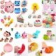 1PCS fehér elefánt Soft Squishy Slow Rising Charm Squeeze Kid Toys stresszcsökkentő szórakoztató játékgyűjtemény