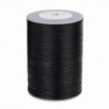 Fekete Waxed Thread 90m 0.8mm poliészter kábel varrás varrással bőr kézműves karkötő