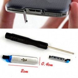 USB töltő dokkoló port fedőlapja vízálló Samsung Galaxy S5 I9600 G900   TL számára