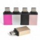 Fekete OTG USB 3.1 Adatszinkron töltőadapter átalakító C típusú férfi és USB 3.0 nő Új