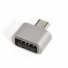 Ezüst Új Micro USB 2.0 női USB 3.1 típusú C típusú férfi átalakító USB-C OTG adapter