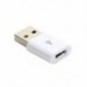 fehér Új Micro USB-nál USB 2.0-as férfi átalakító adapter a mobiltelefon-tablethez