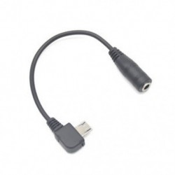 Micro USB 3,5 mm-es női jack fejhallgató fülhallgató fülhallgató zene audio adapter