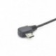 Micro USB 3,5 mm-es női jack fejhallgató fülhallgató fülhallgató zene audio adapter