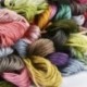50db Multi Colors Skeins a hímzéshez varrással A pamut keresztszálas öltés