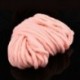 Rózsaszín 250G Chunky gyapjú fonal Super Soft Bulky kar Kötés gyapjú Roving horgolás DIY