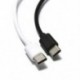 fehér USB-C Android OTG adapter C típusú átalakító USB 3.1 férfi és USB női kábel