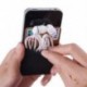 Kék Ragasztó pálca hátsó fedél kártya tok tartó mobiltelefon iPhone Samsung HTC