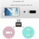 Android Tablet Telefon 2 X Micro USB-hím USB-hez OTG adapter átalakító