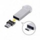 Android Tablet Telefon 2 X Micro USB-hím USB-hez OTG adapter átalakító