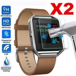 2Pc valódi prémium edzett üveg képernyővédő a Fitbit Blaze Smart Watchhez