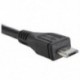 1XMicro USB férfi és női kiterjesztés extender adatszinkron töltő kábel adapter
