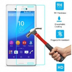 9H vastagságú edzett üvegfóliafedélvédő Sony Xperia M4 Aqua készülékhez