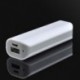 szürke ÚJ 2600mAh USB hordozható külső akkumulátortöltő Power Bank telefonhoz