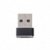Fekete USB 3.0 (A-típusú) Férfi USB3.1-hez (C-típusú) Női átalakító adapter csatlakozó 1db
