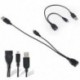 Micro USB Host OTG A nőstény Micro Micro tápkábel Samsung Galaxy Tablethez