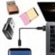 fehér Mini USB 3.0 (A-típusú) Férfi USB3.1 (C-típusú) női átalakító adapter csatlakozó