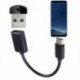 Arany Fém USB C 3.1 C típusú férfi-USB női OTG szinkron adatátalakító adapterkábel