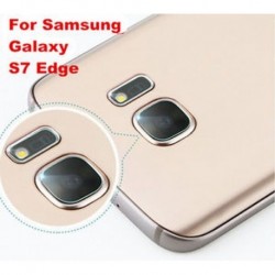 Új hátsó kamera lencséje   vaku edzett üvegvédő a Samsung Galaxy S7 Edge számára