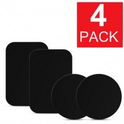 4-PACK Mágneses fémlemez ragasztó matrica Cserélje ki az autós tartó tartóját