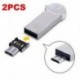2 X-es USB-USB-hím USB-hez OTG adapter átalakító Android Tablet telefonhoz