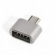 Ezüst Micro USB 2.0 női USB-hez 3.1 C típusú férfi átalakító USB-C OTG adapter Új