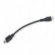 Micro USB B típusú férfi mini mini USB B típusú hím Host OTG adapter kábel kábele Új